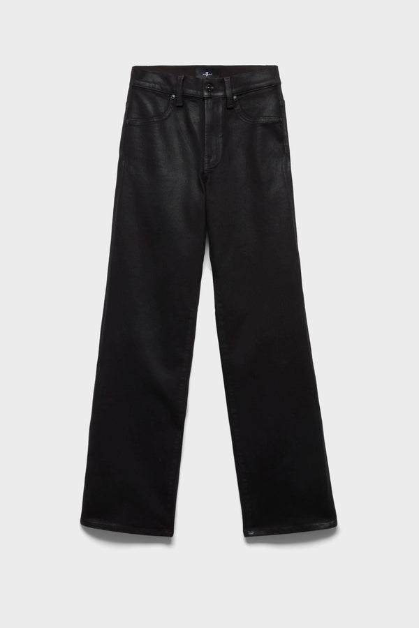 STOVEPIPE STRAIGHT in Coated Denim