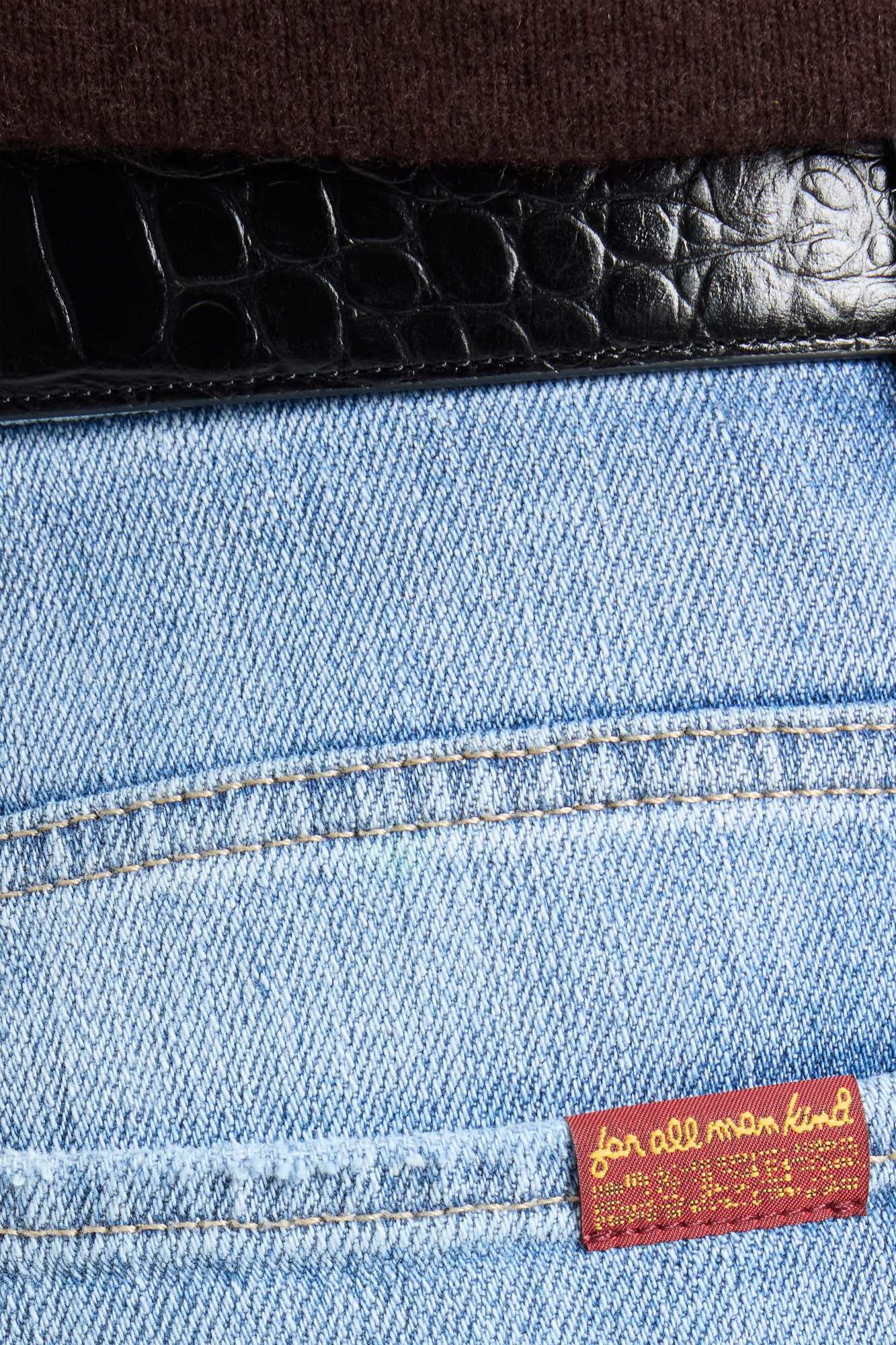 STOVEPIPE STRAIGHT in Airweft Chill Wave | 7 For All Mankind