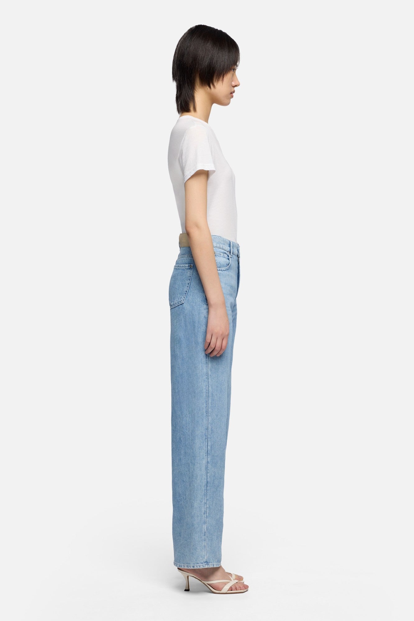 STOVEPIPE STRAIGHT in Indigo Linen Iris | 7 For All Mankind