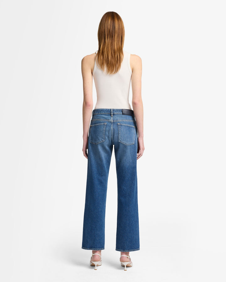 デニム・ジーパン 7 For All Mankind SS25 'Calie' jeans (7U518A91 U7CSC) MANKIND Calie Straight in Explorer | 7 For All Mankind