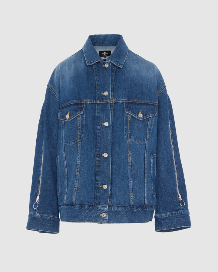 MANKIND Oli Oversized Trucker in Topic | 7 For All Mankind