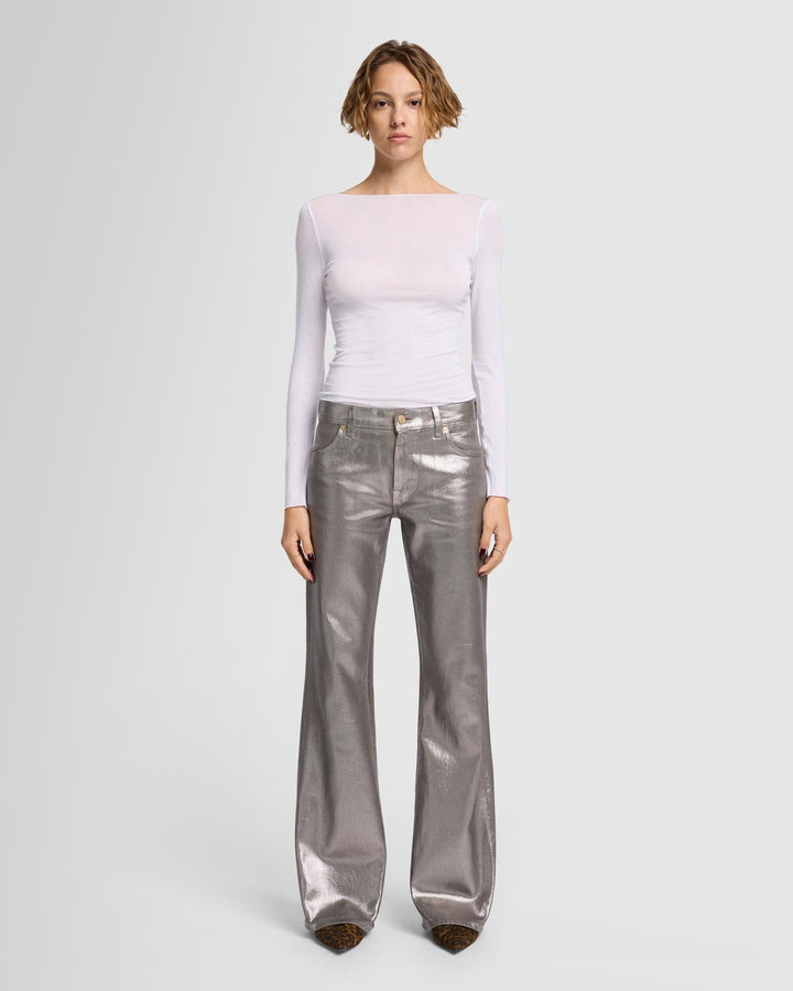 Spencer in Coated Champagne
