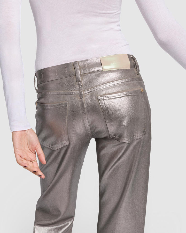Spencer in Coated Champagne