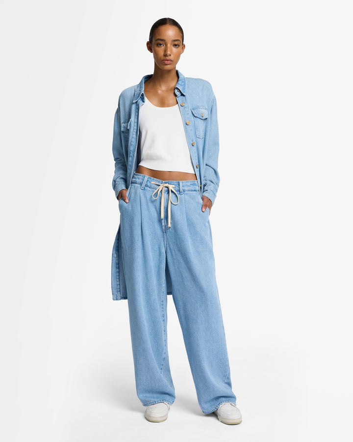 S　thetoe Santorini Denim Pants M Santorini Denim Pants – THE TOÉ