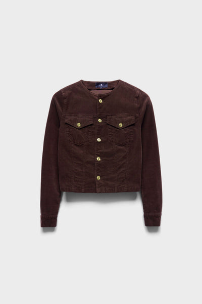VICKY JACKET in Corduroy Coffee Bean