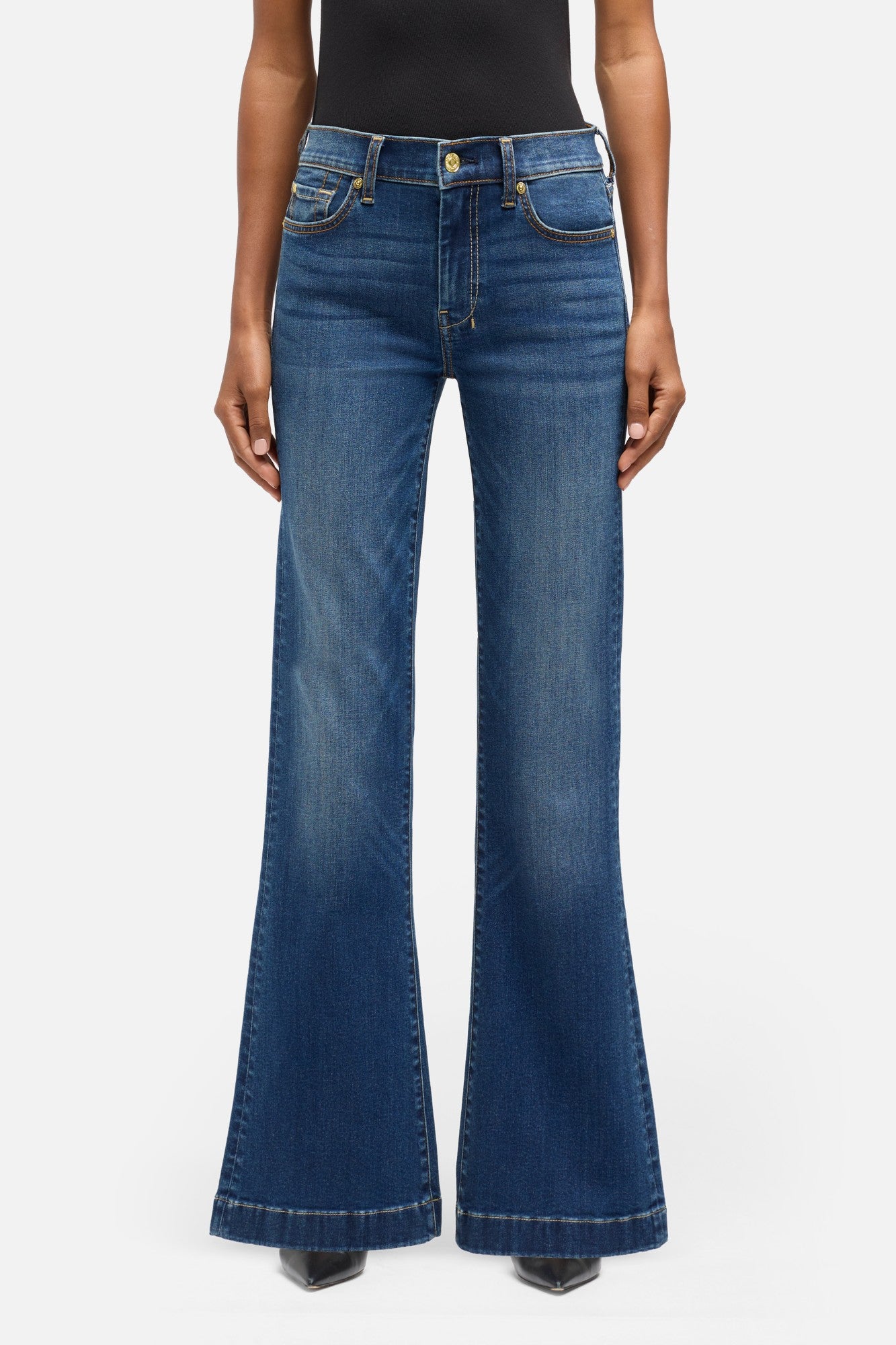 Short Inseam Dojo in Medium Melrose | 7 For All Mankind