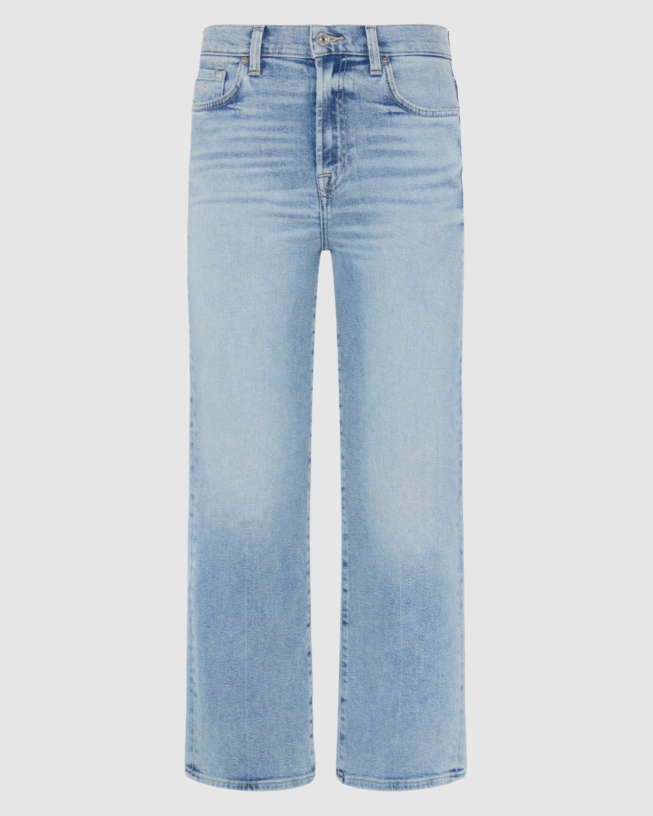 デニム・ジーパン 7 For All Mankind 'Alexa Cropped' jeans 7 For All Mankind Women's Cropped Alexa W/Raw Cut Hem, Clara