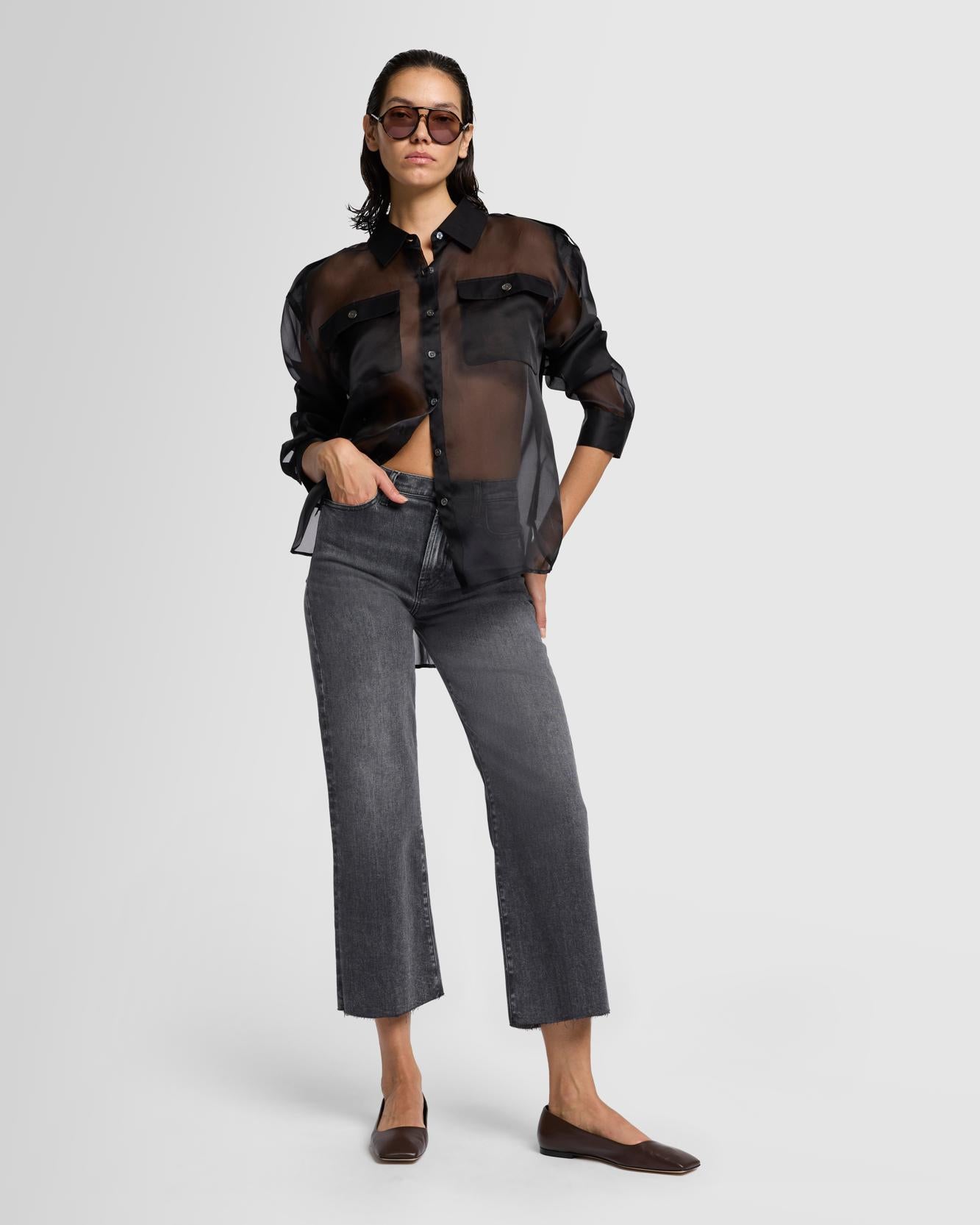 7 for all mankind Luxe Vintage Cropped Alexa Jeans Deals | Clothing