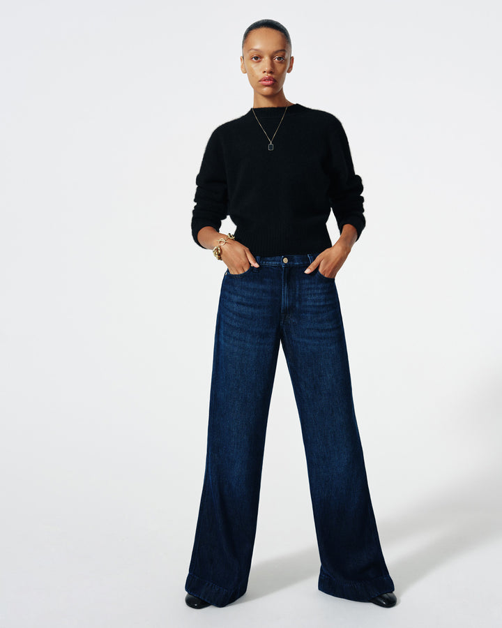 Tailorless Denim Lustre Modern Dojo in Stormy