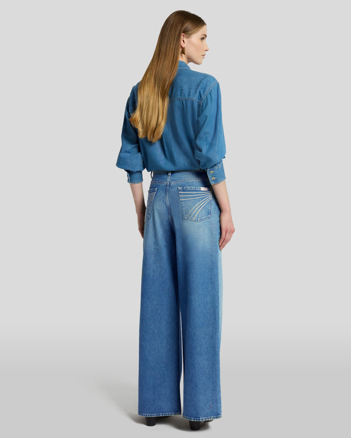 MANKIND Zoey Super Wide Leg in Seabiscuit