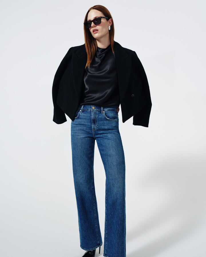 デニム・ジーパン 7 For All Mankind 'Tess' jeans MANKIND Tess Trouser in Santa Cruz | 7 For All Mankind
