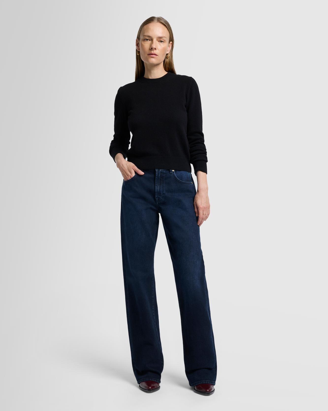 デニム・ジーパン 7 For All Mankind 'Tess' jeans MANKIND Tess Trouser in Blue Monday | 7 For All Mankind