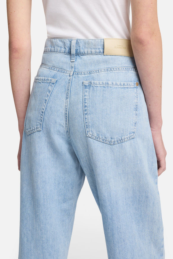 Indigo Linen Tess Trouser in Kansas