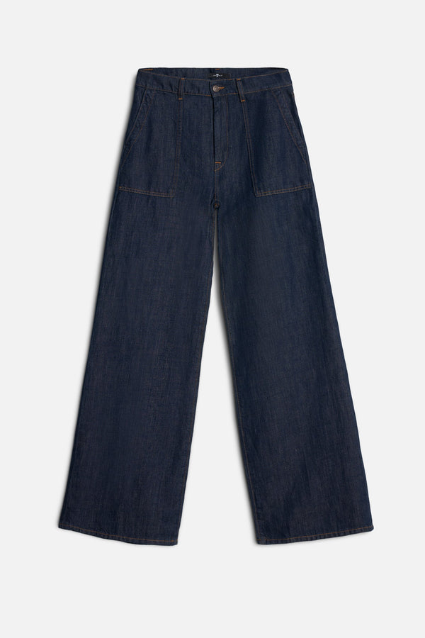 LOTTA in Indigo Linen