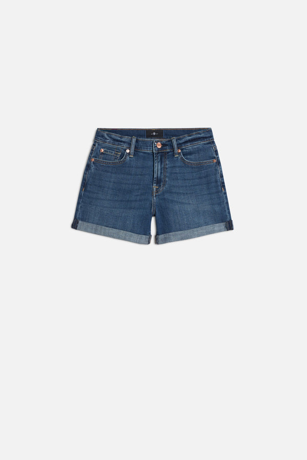 MID ROLL SHORT in Broken Twill
