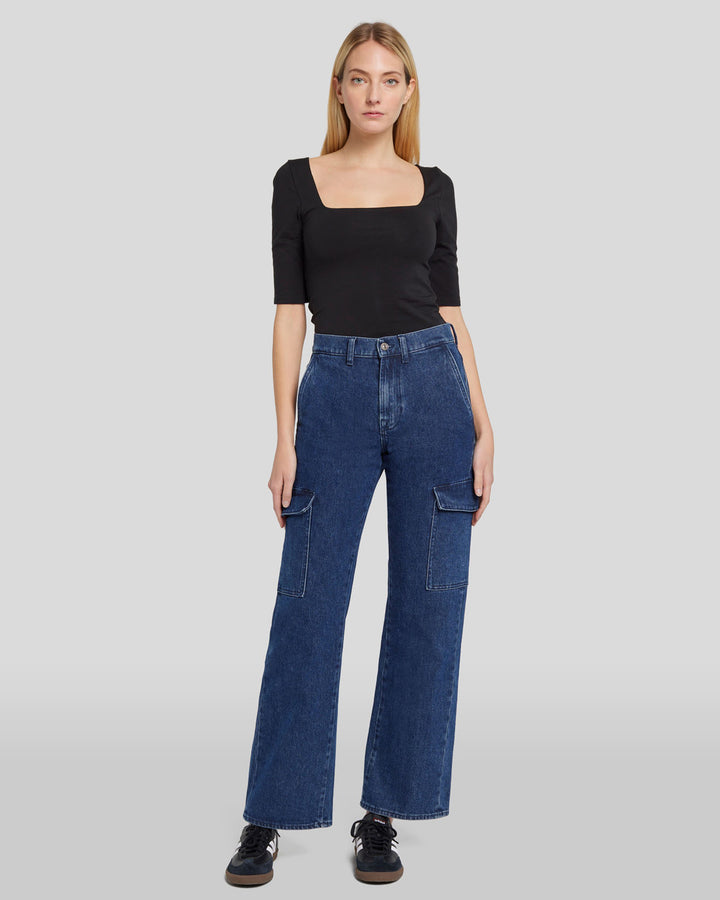 High Rise Hollywood Utility Cargo Pant at Seven7 Jeans