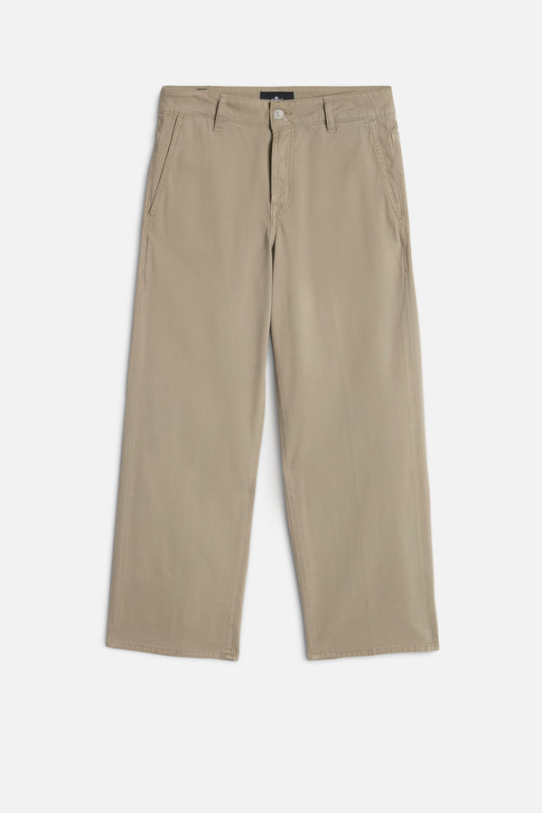 STOVEPIPE STRAIGHT ANKLE in Comfort Twill