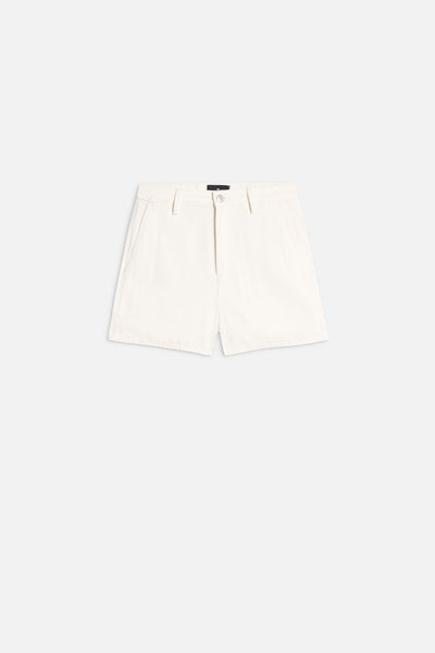 TROUSER SHORT in Denim Linen Ostuni
