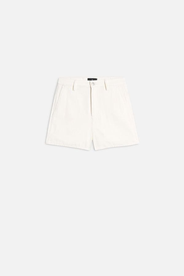 TROUSER SHORT in Denim Linen