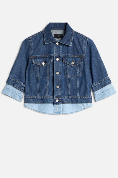 TRUCKER JACKET in MANKIND Shadow