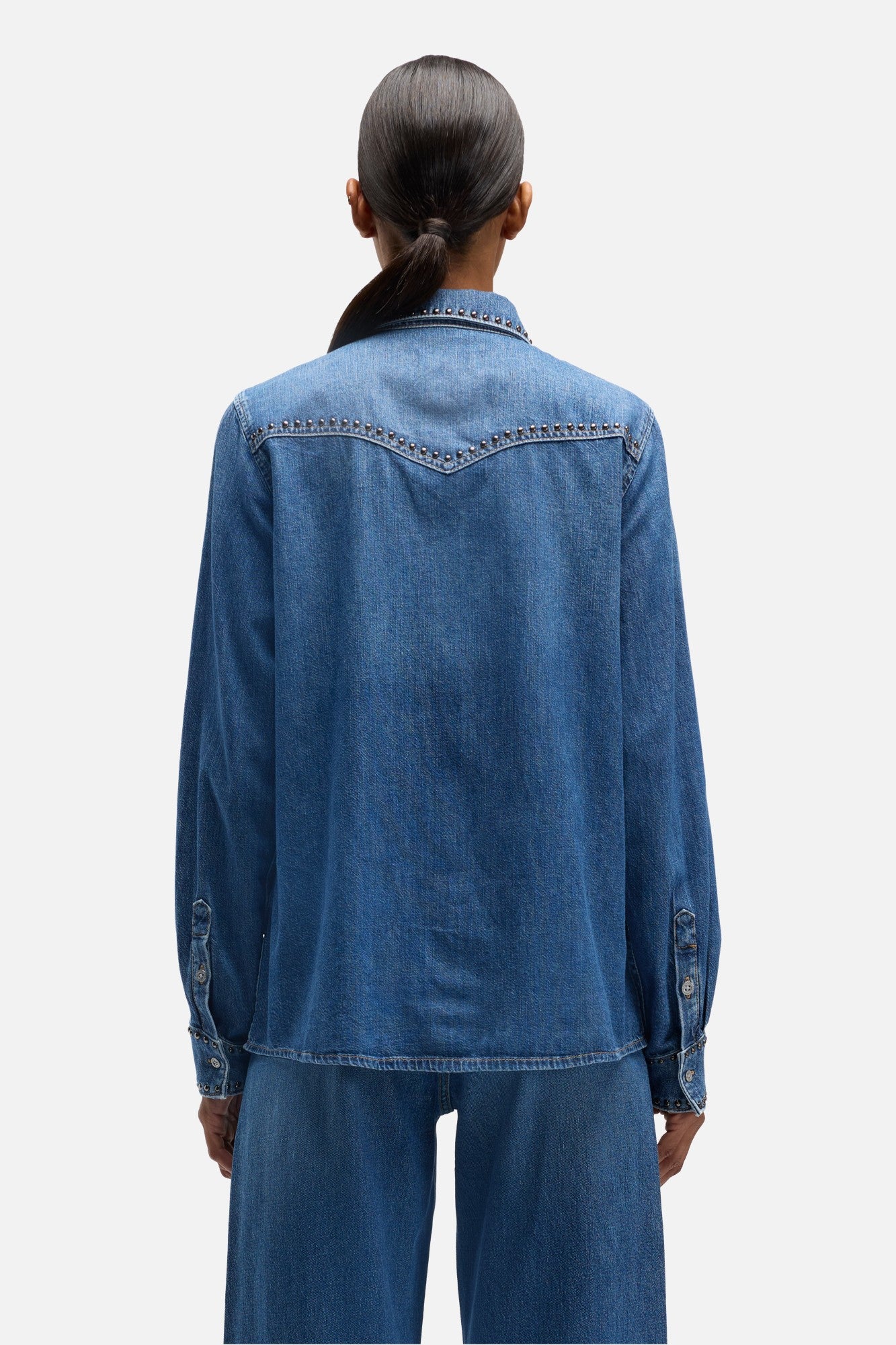 Denim Western Shirt in Street Wise | 7 For All Mankind