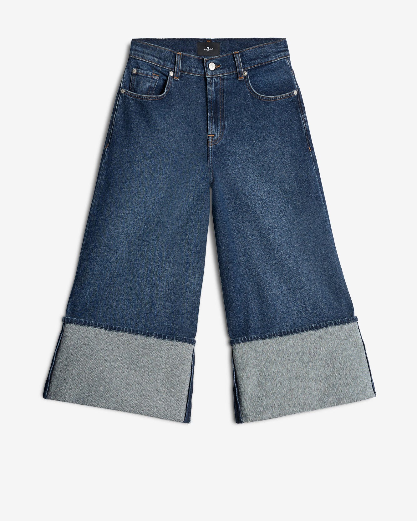 【BAON】Mifuni carpender wide raw denim pants Juun.J Washed Denim Straight Pants （Blue） -FASCINATE