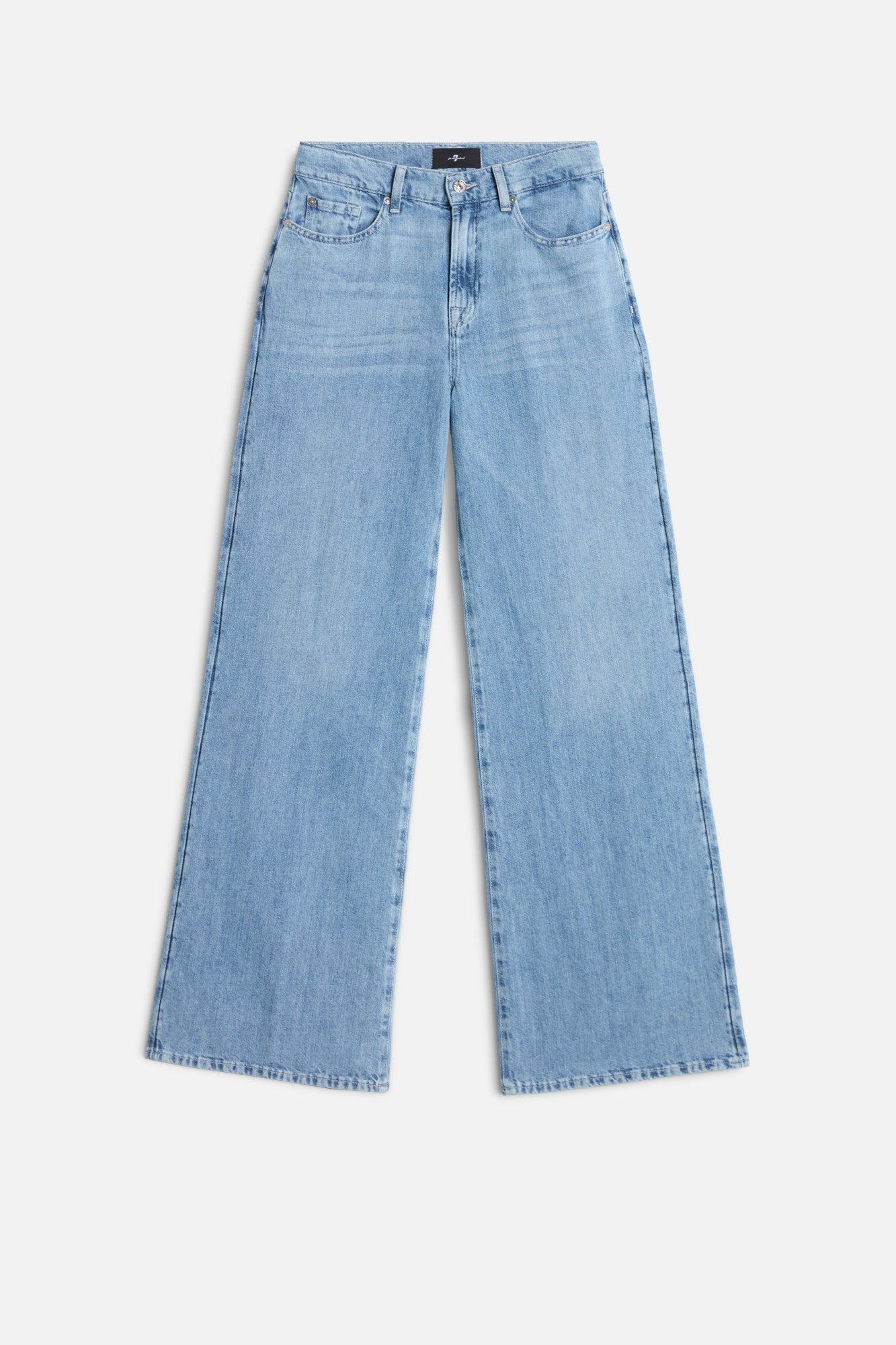 TAILORLESS LOTTA in Indigo Linen Iris | 7 For All Mankind