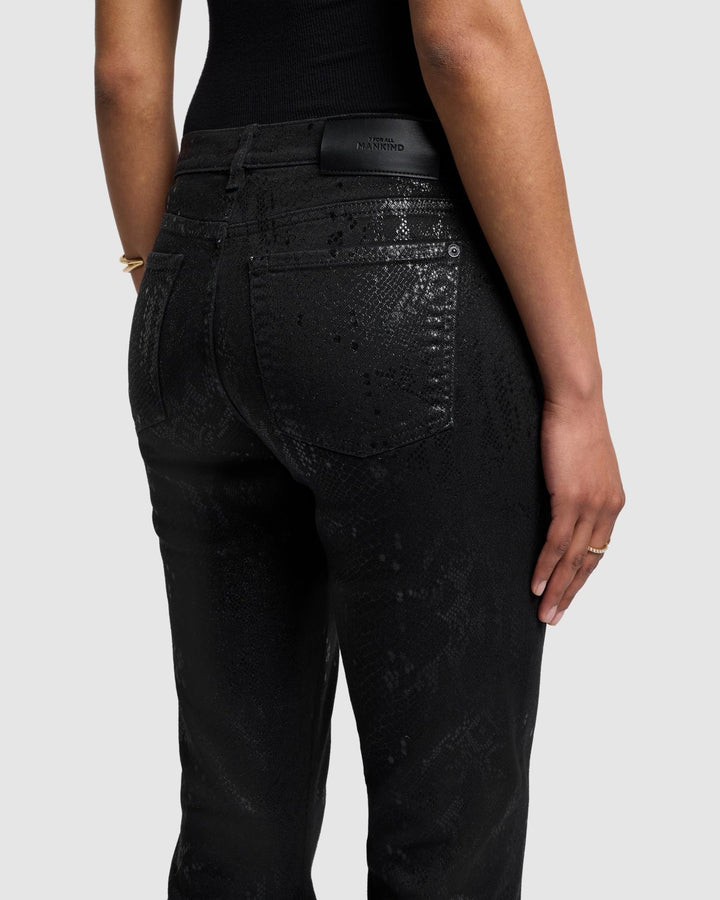 High Waist Ali in Black Cobra