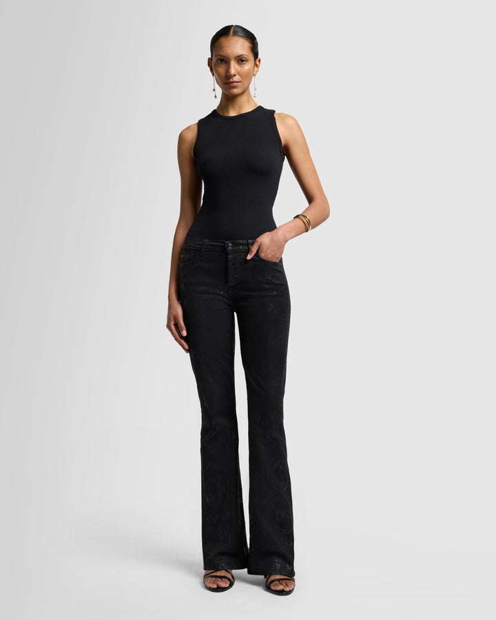 High Waist Ali in Black Cobra