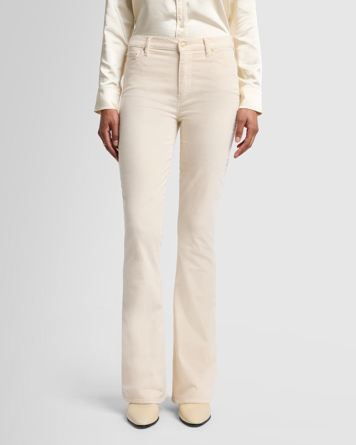 Velvet High Waist Ali in Eggshell