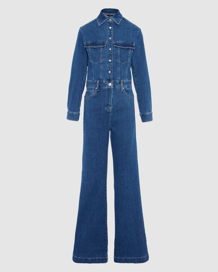 Luxe Jumpsuit in Lady | 7 For All Mankind Luxe Jumpsuit in Lady | 7 For All Mankind