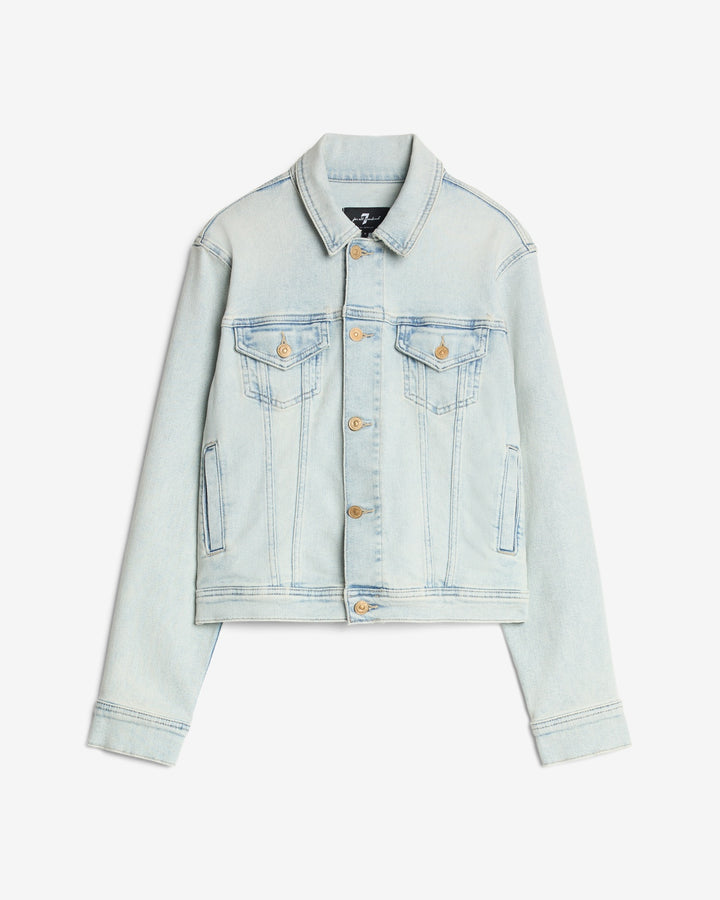 Luxe Vintage Classic Trucker in Maui | 7 For All Mankind