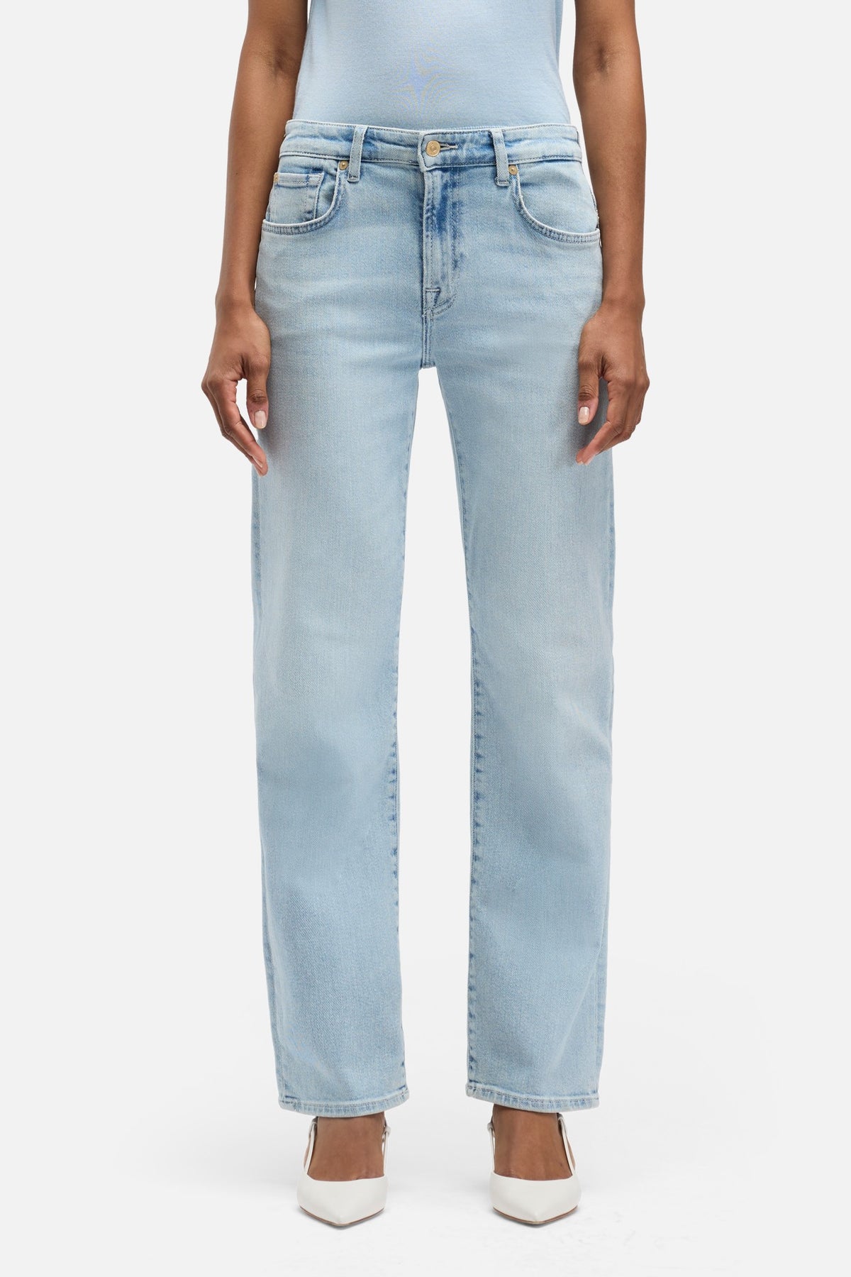 7 for all mankind Straight leg jeans voor dames 7 for all mankind Straight leg jeans voor dames