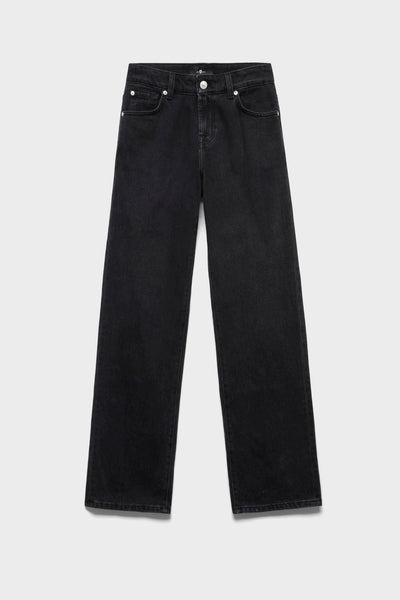 CALIE STRAIGHT in Denim Heavy Rain