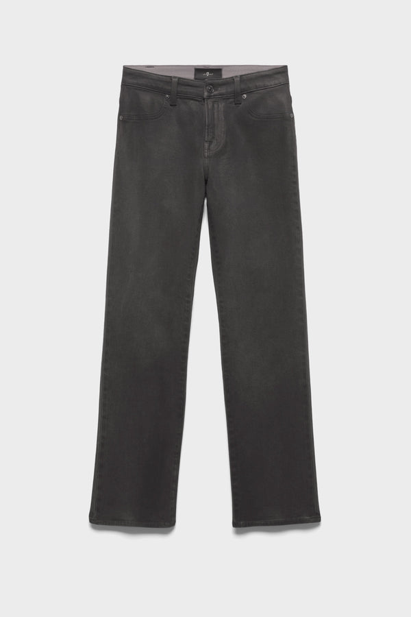 CALIE STRAIGHT in Coated Denim