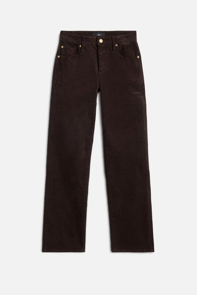 Corduroy Calie Straight in Coffee Bean