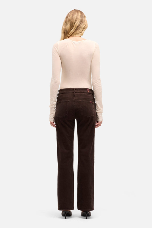 Corduroy Calie Straight in Coffee Bean