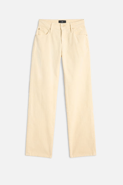 Corduroy Calie Straight in Eggshell