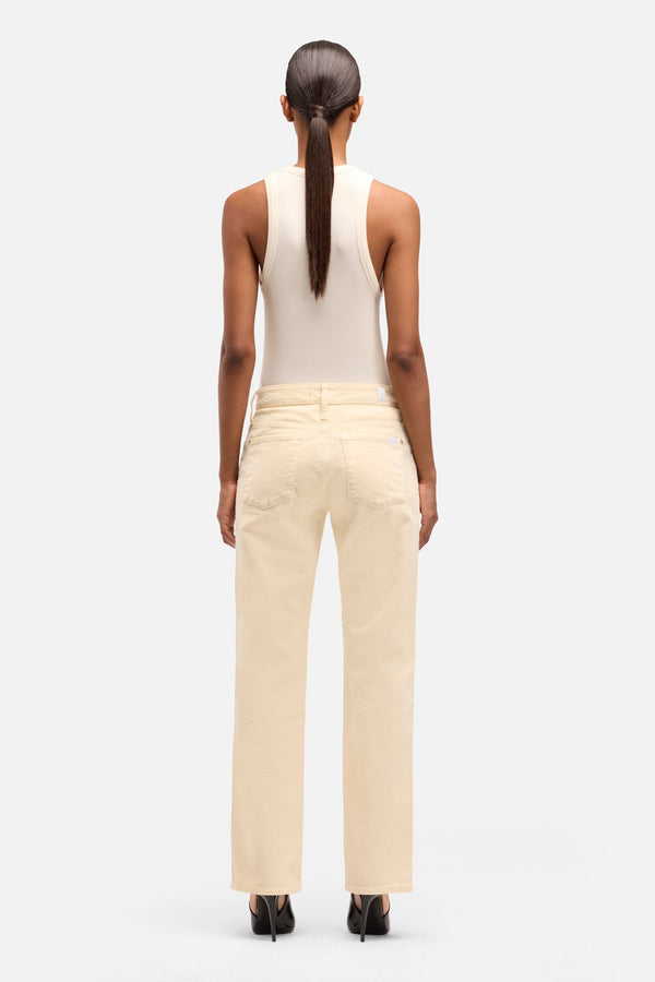 Corduroy Calie Straight in Eggshell