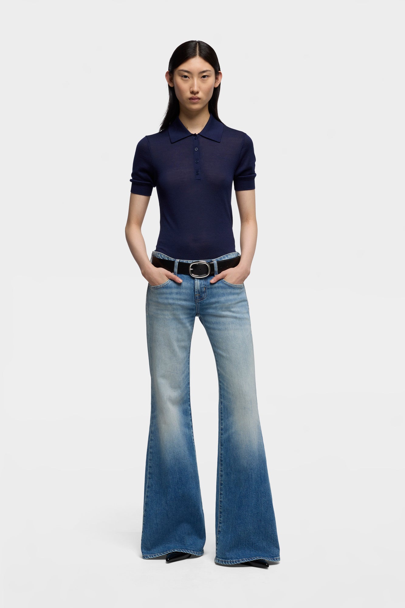 LOW FLARE in Denim Blue Haze | 7 For All Mankind