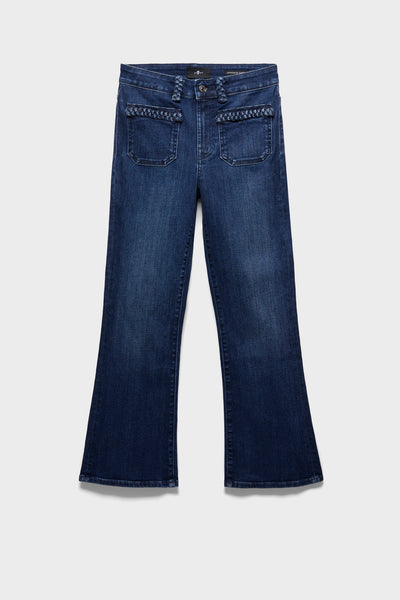 CROPPED BOOT in Slim Illusion Blue Ash