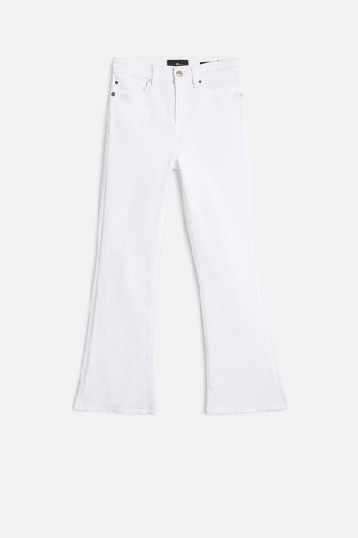 CROPPED BOOT in Slim Illusion Pure White