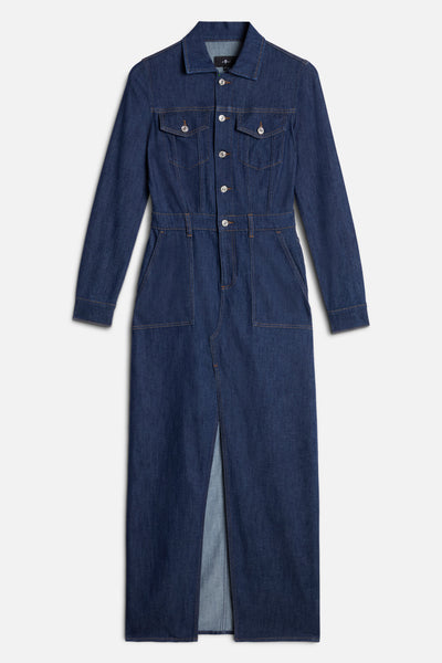 UTILITY MAXI DRESS in Weightless Halona