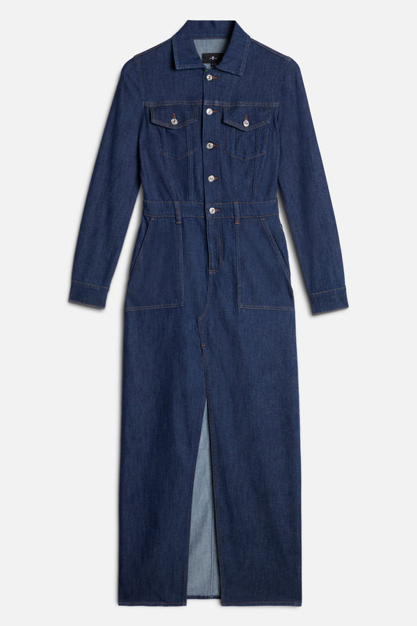UTILITY MAXI DRESS in Weightless