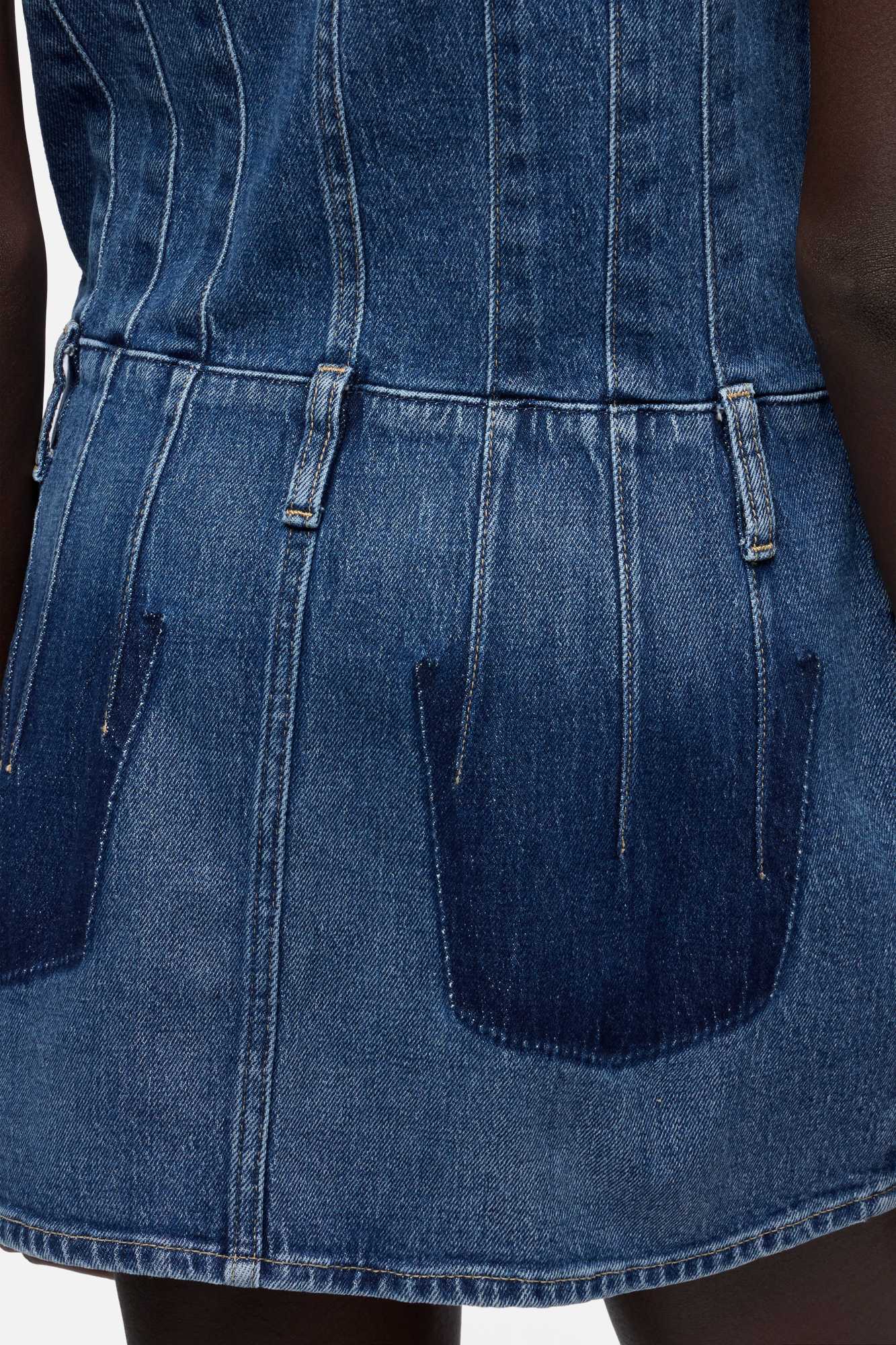 DARTED MINI DRESS in Comfort Seaside | 7 For All Mankind