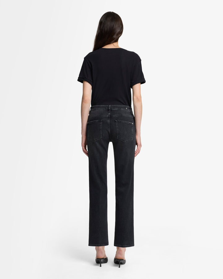 Luxe Vintage Calie Straight Ankle in Bottomline