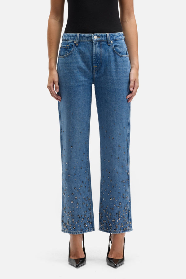 MANKIND Embellished Calie Straight Ankle in Dance