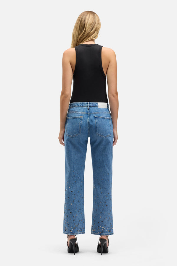 MANKIND Embellished Calie Straight Ankle in Dance