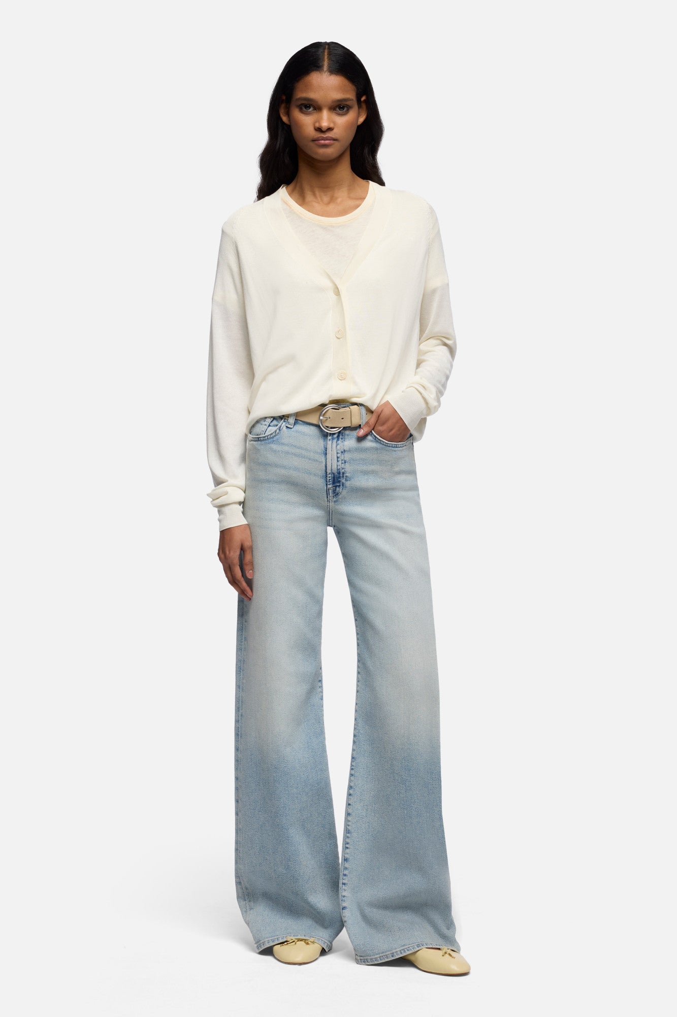 LOTTA in Luxe Vintage Ghost Blue | 7 For All Mankind