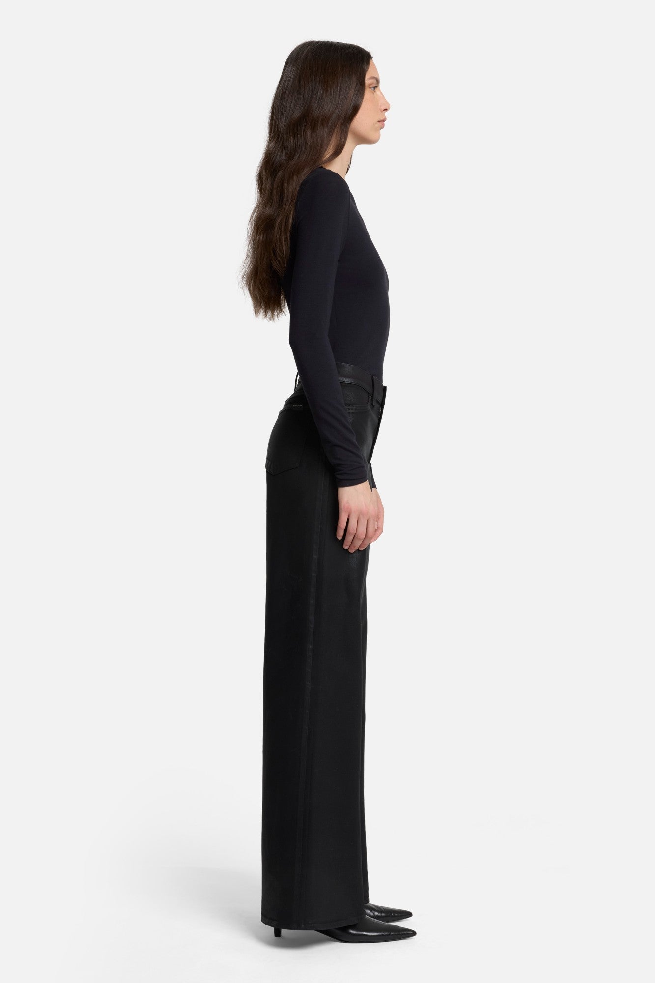 Lotta in Coated Black | 7 For All Mankind